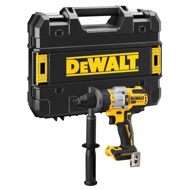 Masina de gaurit si insurubat DeWALT DCD999, 112Nm, 18V, cu valiza, 213x208mm