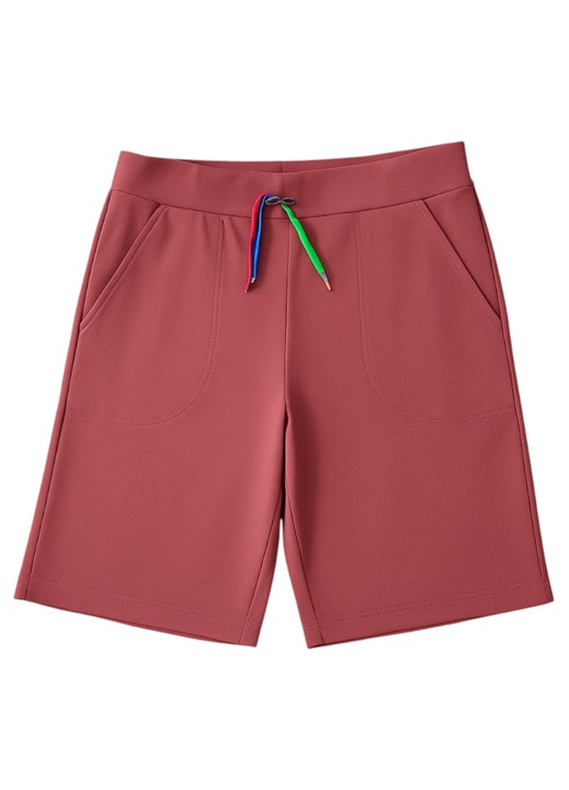 Pantaloni scurti dama bumbac roz coral XS