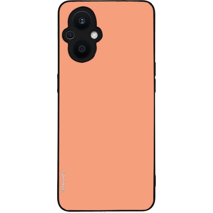 Husa telefon Sonique ColorBloc Series, coral, pentru Oppo Reno7 Lite 5G / Oppo Reno8 Lite 5G, silicon, design modern