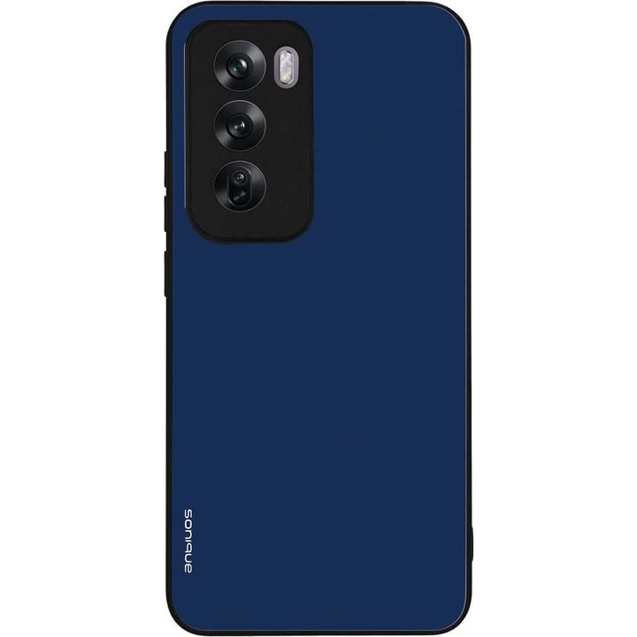 Husa telefon Sonique ColorBloc Series, protectie extra, antiderapant, albastra, pentru Oppo Reno12 Pro 5G