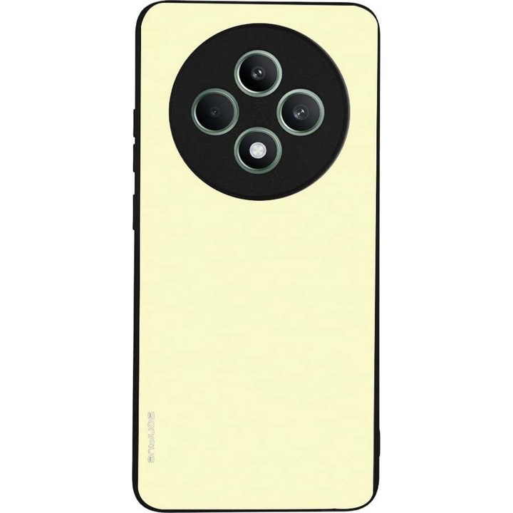 Husa telefon Sonique ColorBloc Series, galben, pentru Oppo Reno12 F 5G / Oppo Reno12 Fs 5G, silicon, design modern