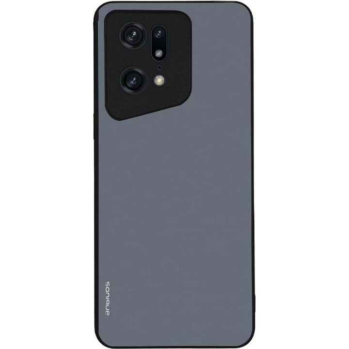 Husa telefon Sonique ColorBloc Series, protectie extra, antiderapant, albastru inchis, pentru Oppo Find X5 Pro 5G