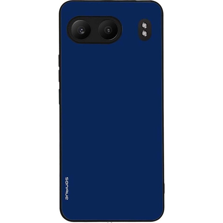 Husa telefon Sonique ColorBloc, design modern, silicon, antichoc, albastra, pentru Oneplus Nord 4 5G