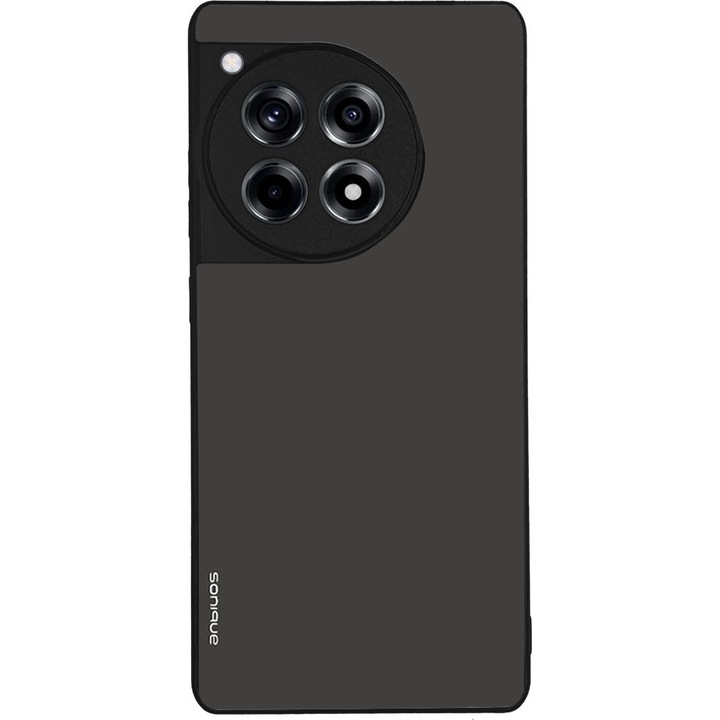 Husa telefon Sonique ColorBloc pentru Oneplus 12R 5G, silicon, antisoc, negru