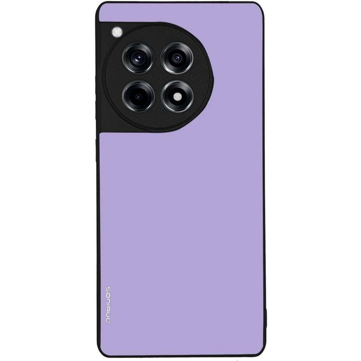 Husa telefon Sonique ColorBloc pentru Oneplus 12R 5G, silicon, antisoc, violet