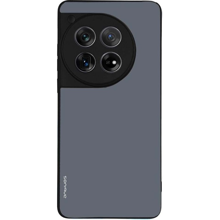 Husa telefon Sonique ColorBloc, design modern, silicon, antisoc, albastru-negru, pentru Oneplus 12 5G