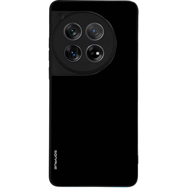 Husa telefon Sonique Colorbloc pentru Oneplus 12 5G, silicon, antisoc, neagra