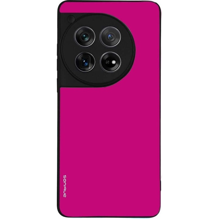 Husa telefon Sonique ColorBloc pentru Oneplus 12 5G, roz, silicon, design modern