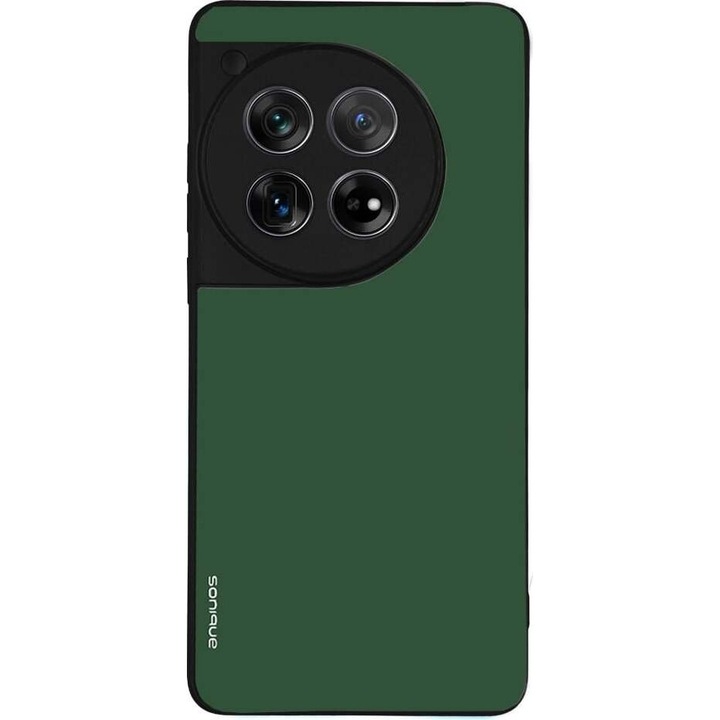 Husa telefon Sonique ColorBloc, verde, pentru Oneplus 12 5G, silicon, design modern, protectie impotriva zgarieturilor