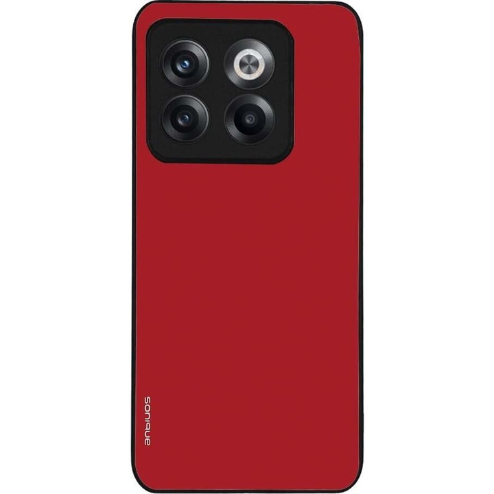 Husa telefon Sonique ColorBloc, rosie, pentru Oneplus 10T, silicon, design modern, protectie antisoc