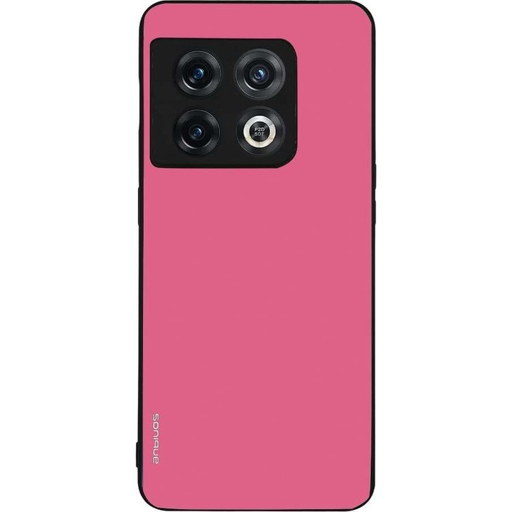 Husa telefon Sonique ColorBloc pentru Oneplus 10 Pro 5G, roz, silicon, design modern