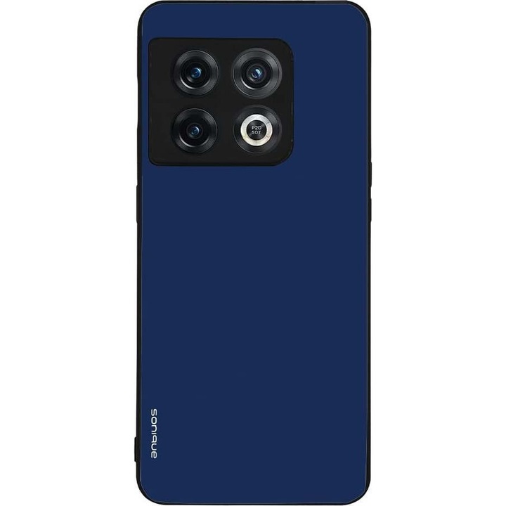 Husa telefon Sonique ColorBloc pentru Oneplus 10 Pro 5G, silicon, antichoc, albastra