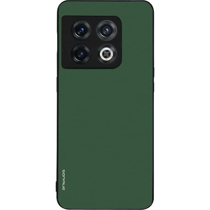 Husa telefon Sonique ColorBloc pentru Oneplus 10 Pro 5G, verde, silicon, design modern