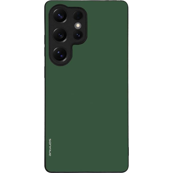 Husa telefon Sonique ColorBloc Series, verde, pentru Samsung Galaxy S25 Ultra, silicon, design modern