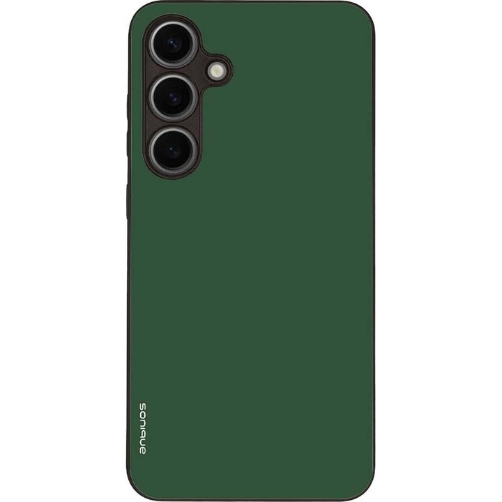 Husa telefon Sonique ColorBloc Series, verde, pentru Samsung Galaxy S24 Plus, silicon, design modern