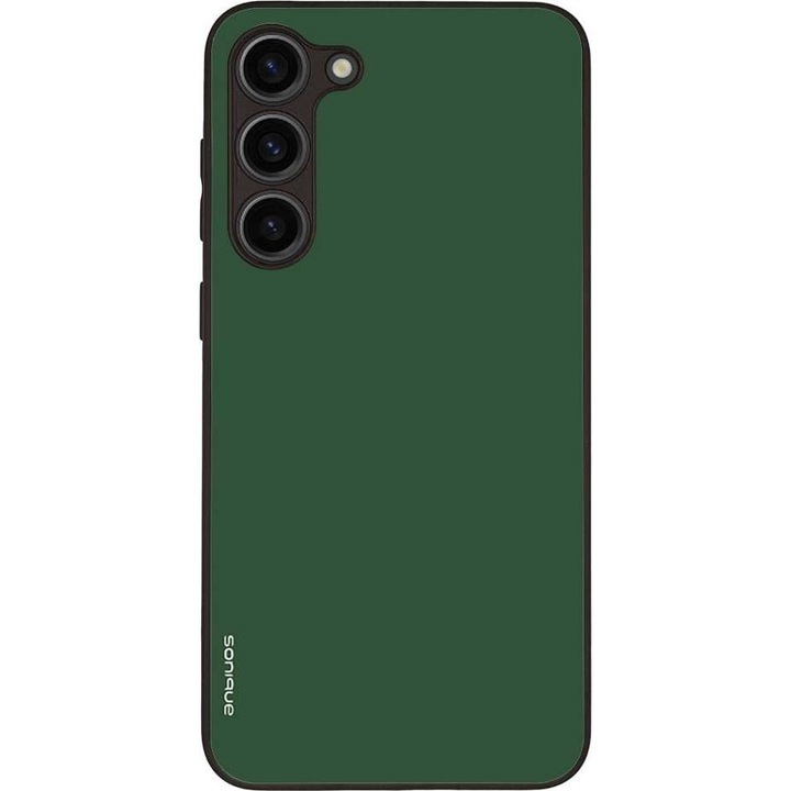 Husa telefon Sonique ColorBloc Series, verde, pentru Samsung Galaxy S23 Plus, silicon, design modern