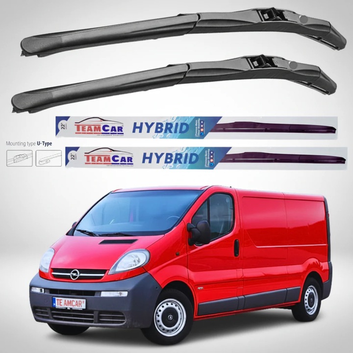 Stergatoare Opel Vivaro VAN (2006–2014) Hibrid, Set fata – TeamCar®