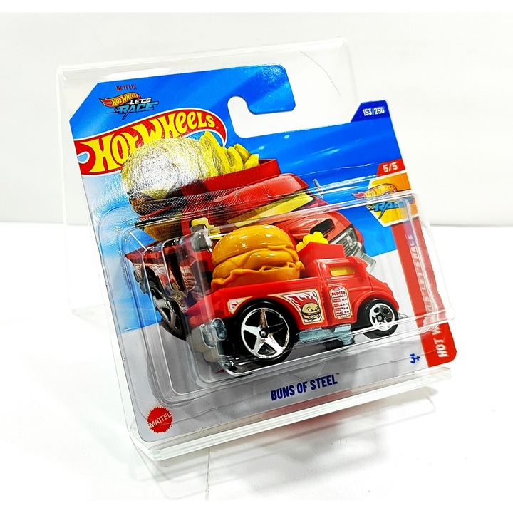 Masinuta Hot Wheels Buns of Steel, 2025, set, multicolor