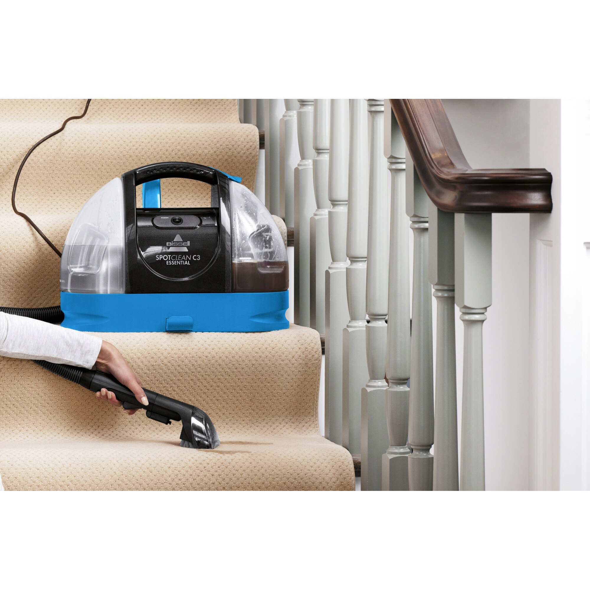 Aspirator portabil Bissell SpotClean C3, 340 W, curatare umeda, 1,1 l, multicolor