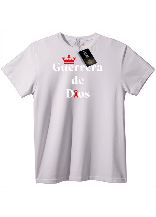 Tricou Războinic Divin, Alb