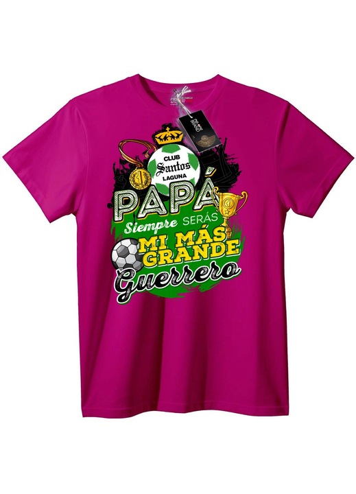 Tricou Tată Cel Mai Mare Războinic Santos Laguna, Lila