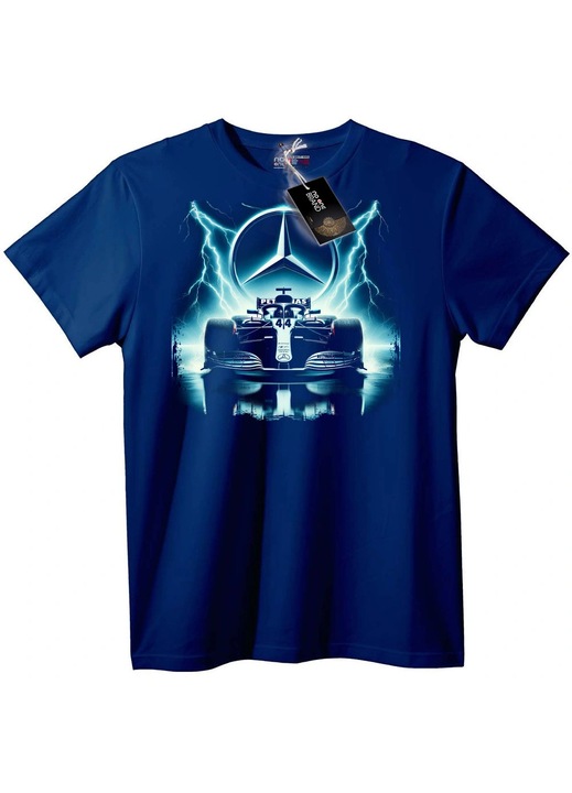 Tricou Mercedes F1 Lightning, Bleumarin