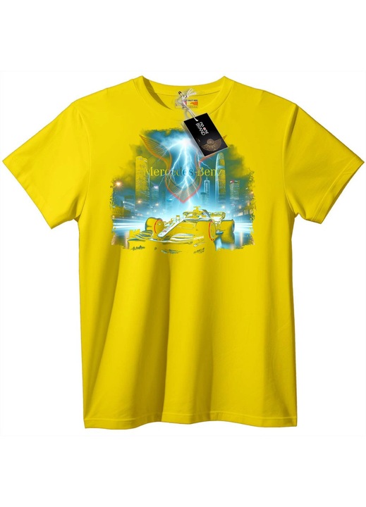 Tricou Mercedes F1 Cursă Urbană, Galben