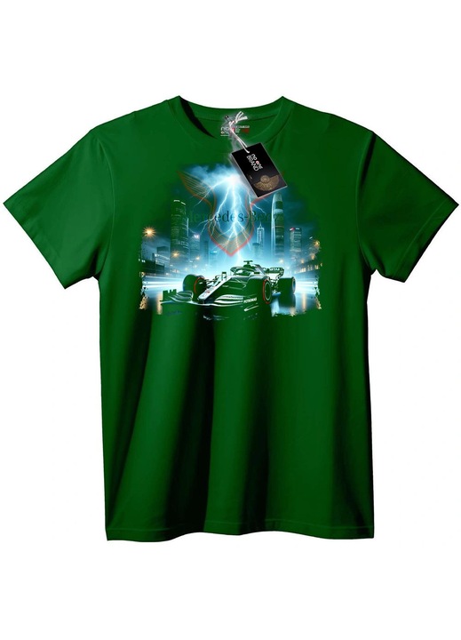 Tricou Mercedes F1 Cursă Urbană, Verde englez