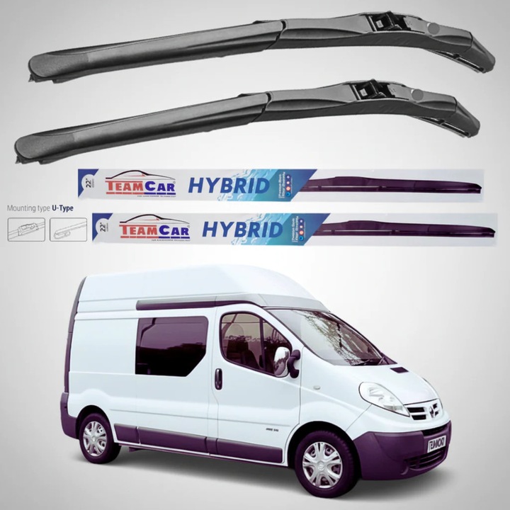 Stergatoare Nissan Primastar X83 Van L1H2 (2006–2014) Hibrid, Set fata – TeamCar®