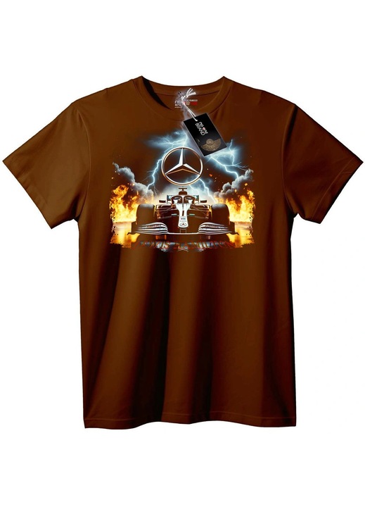 Tricou Mercedes F1 Lewis Hamilton, Maro