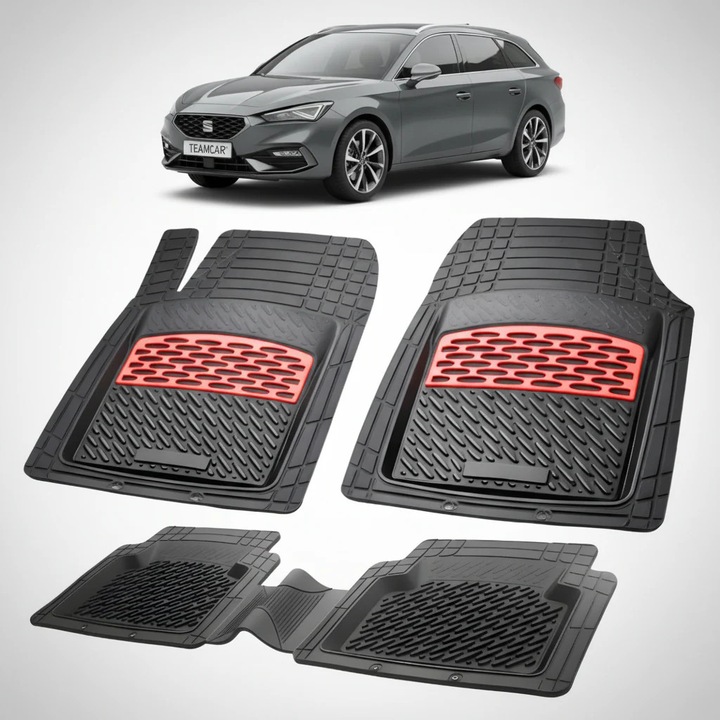 Covorase Seat Leon Combi Mk4 Compatibile 2020-2026, Red