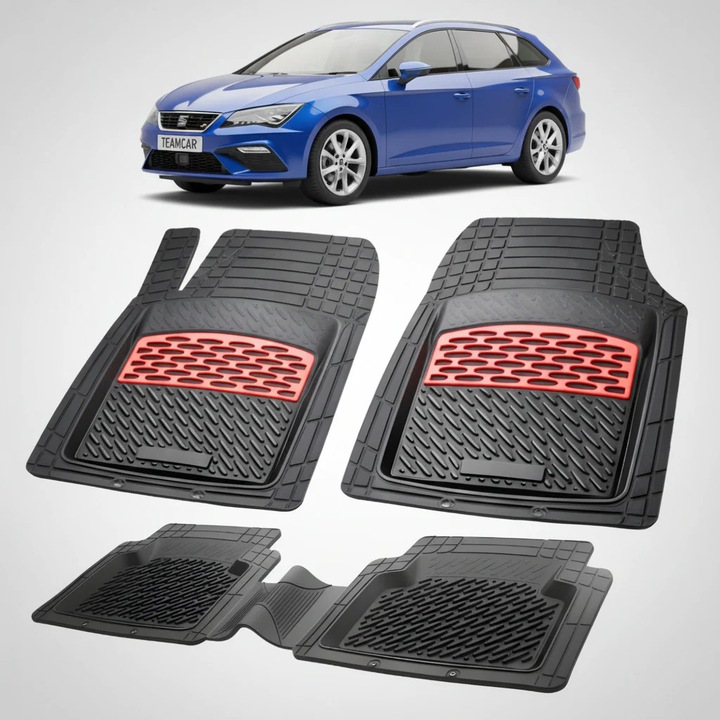 Covorase Seat Leon ST, Combi Facelift Compatibile 2017-2020, Red