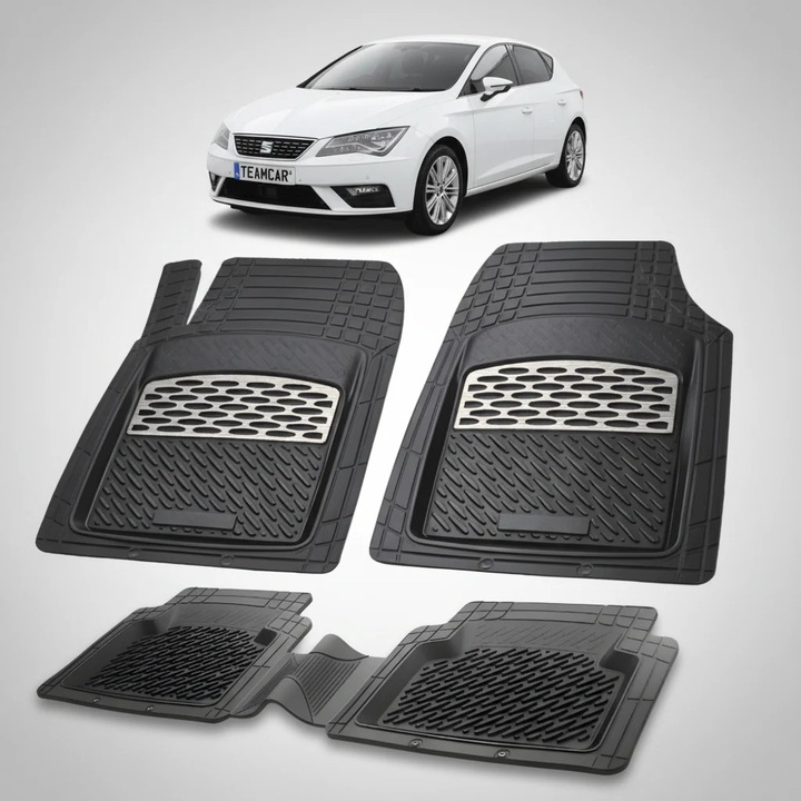 Covorase Seat Leon Hatchback 5 Usi Facelift Compatibile 2017-2020, Silver
