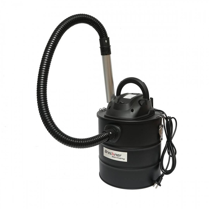 Aspirator pentru cenusa 1000W, 220V, corp metalic volum 20L, putere aspirare 17 kPa Breckner Germany