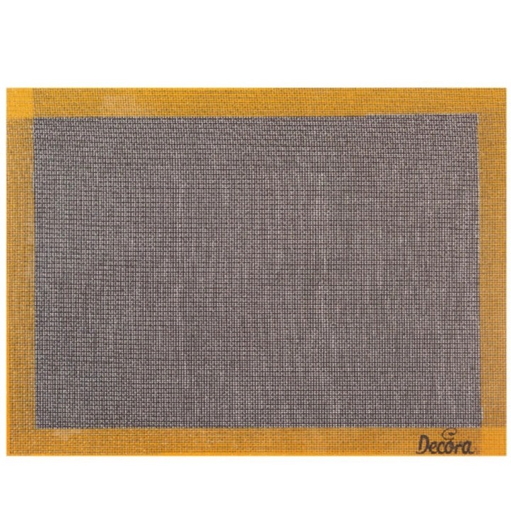 Covoraș antiaderent din silicon Microperforat Decora, gri, 385x285mm