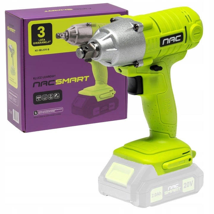 Cheie de impact acumulator, NAC, 1/2", 2300RPM, 300NM