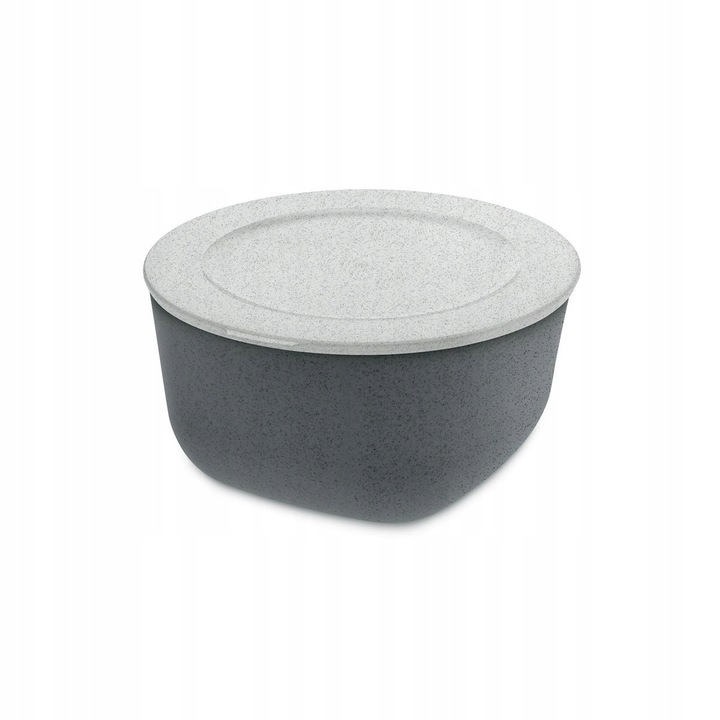 Koziol Connect Box fedeles tál, 2000 ml, 21x10,5cm, sötétszürke
