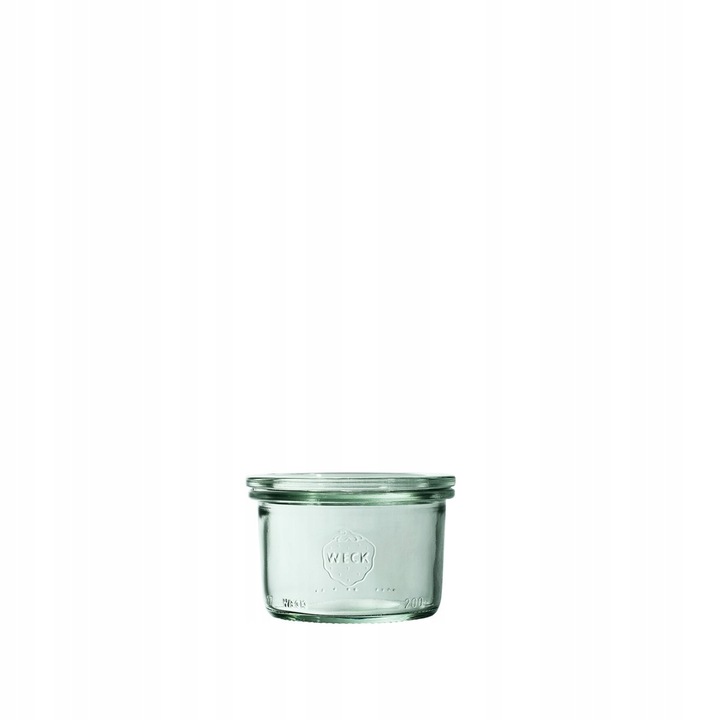 Буркан Weck 200 мл, комплект 12 броя, 8x5.6 см, прозрачен