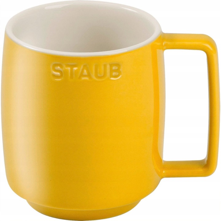 Staub Serving kerámia bögre, sárga, 350 ml, 300C-ig hőálló, sütőben és mosogatógépben is használható