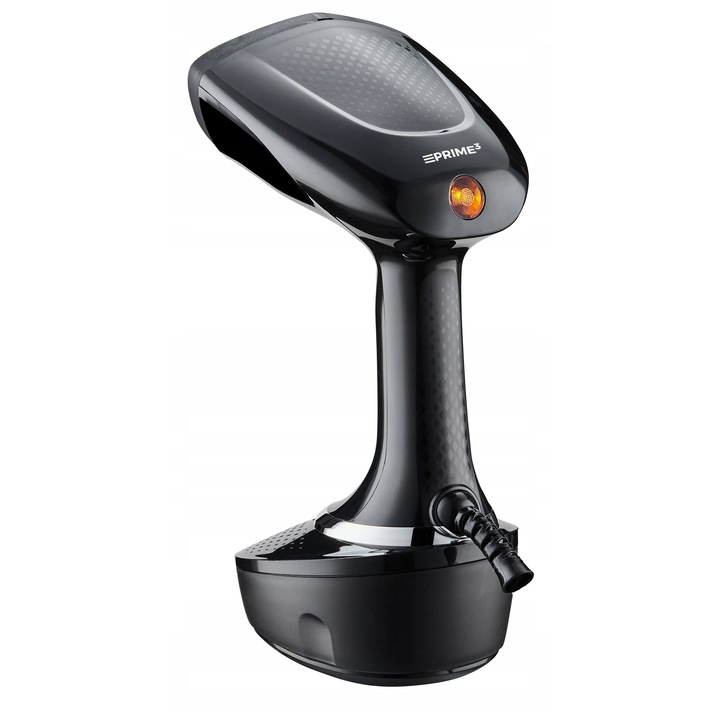 Aburitor pentru haine PRIME3 SGS21, 1500W, rezervor 400 ml, debit abur pana la 20 g/min, cablu 1.8 m, negru