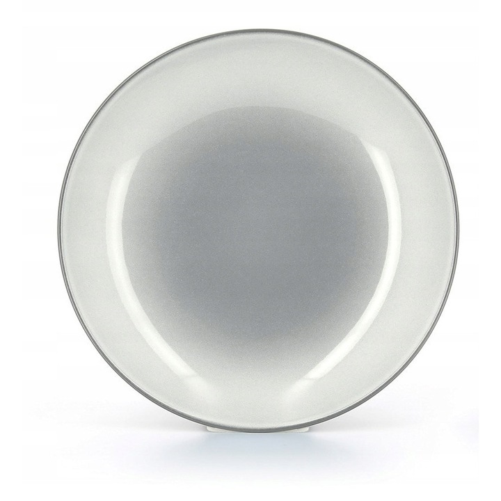 Дълбока чиния Revol Equinoxe 27 см, сива, порцелан, подходяща за съдомиялна машина