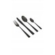 Комплект прибори за хранене от 16 части, Gimex, инокс, черен, за 4 души