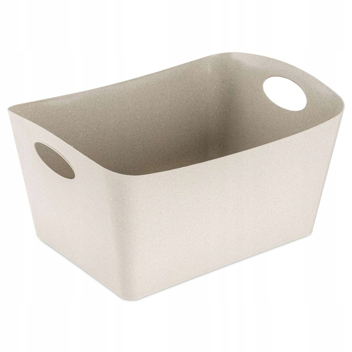 Boxxx L tárolódoboz, Koziol, 15 l, 48x31x23,7 cm, bézs
