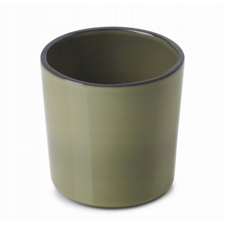 Cana Revol Caractere 220ml, verde, 8x8cm