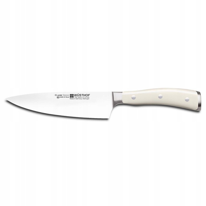 Cutit de bucatar Wusthof Classic Ikon Creme 16 cm, otel inoxidabil, maner ergonomic