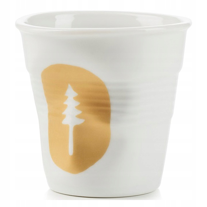 Revol Froisses ételtároló doboz 1000ml, porcelán, gyűrött design, többszínű