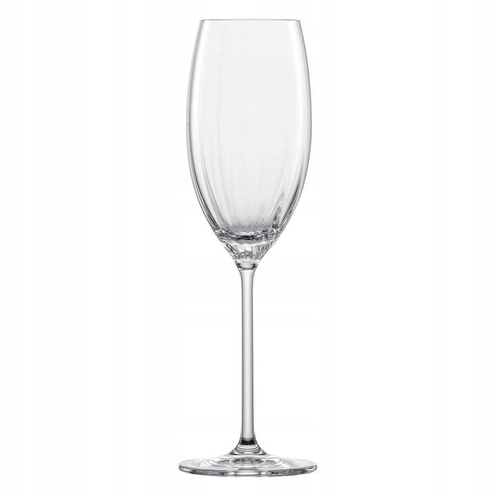 Pahare pentru sampan PRIZMA, 288 ml, set 2 bucati, cristal fara plumb, 74x240mm