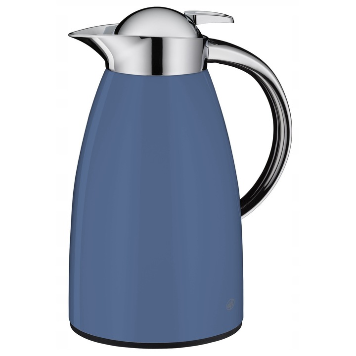 Termos Alfi SIGNO 1,00l, izolatie de 12 ore, sticla calita, albastru mat, 145x189x265mm