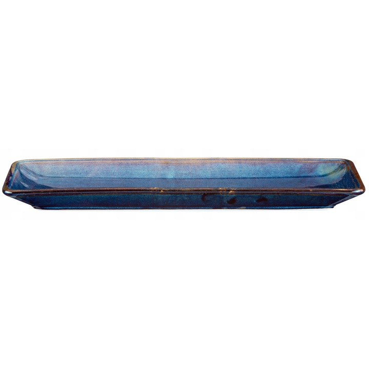 Platou de bucatarie, Verlo, Deep Blue, 30,5x14cm, portelan