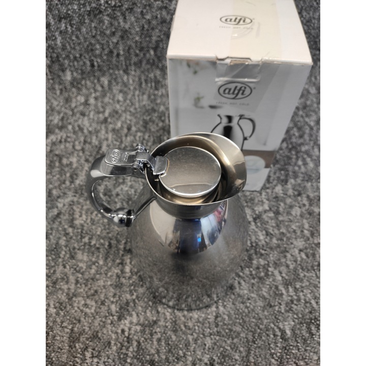 Termos Hotello, Alfi, 1,0 l, inox polizat, mentine cald 8 ore, pentru cafea sau ceai